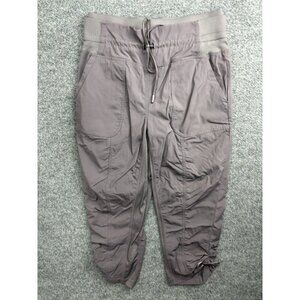 Indyeva Nakato II Pants Women's XS Purple/Gray Ruched Woven Stretch Capri
